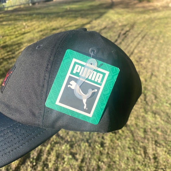 PUMA black hat with red emblem , NWT - Picture 5 of 12